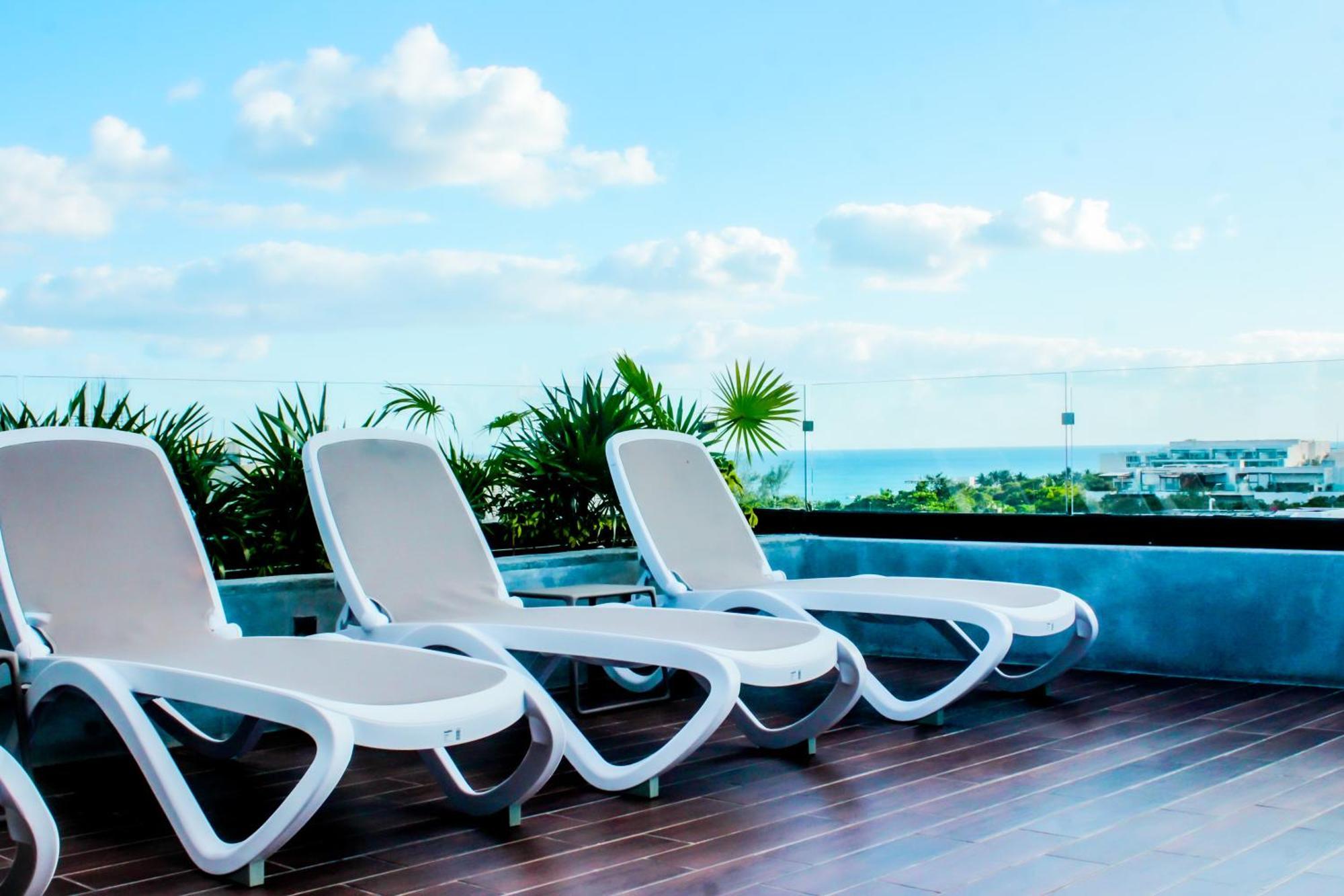 Big, Modern And Beautiful Beach Apartament 1Br Ocean View Плая-дель-Кармен Экстерьер фото