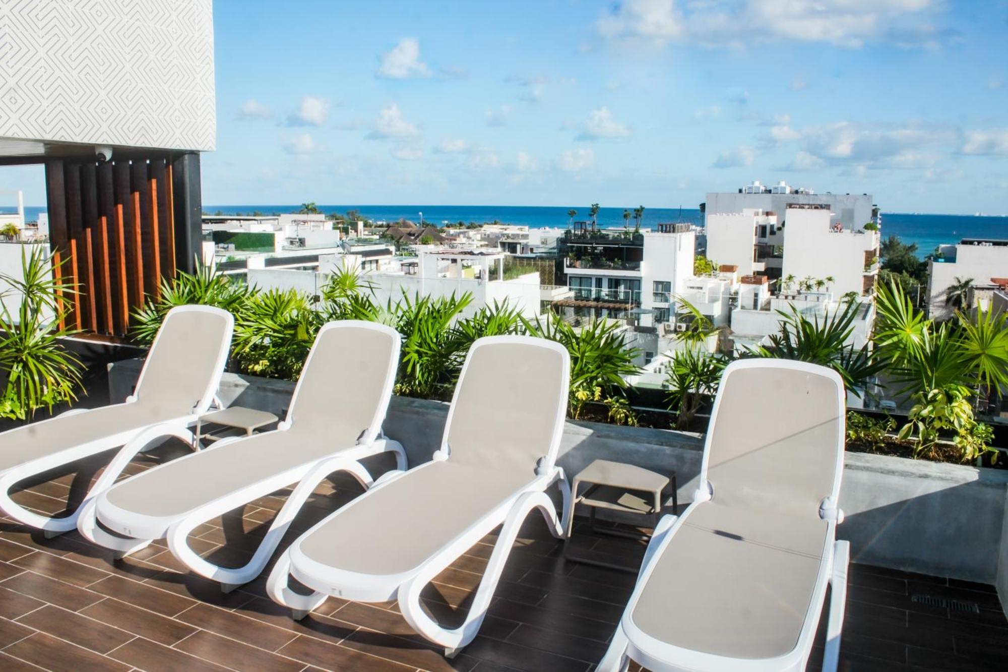 Big, Modern And Beautiful Beach Apartament 1Br Ocean View Плая-дель-Кармен Экстерьер фото