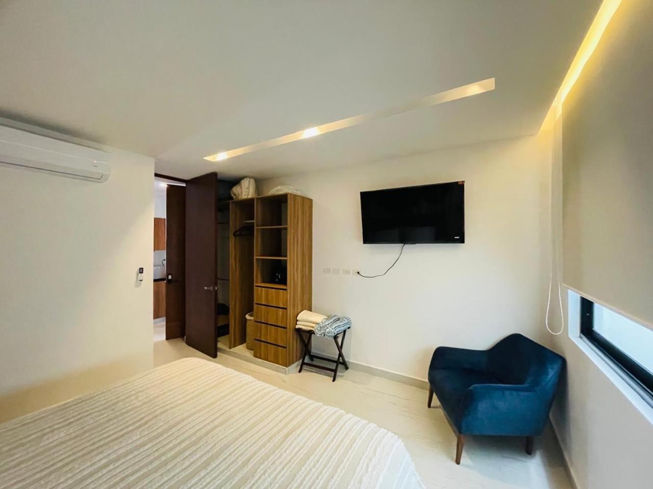 Big, Modern And Beautiful Beach Apartament 1Br Ocean View Плая-дель-Кармен Экстерьер фото
