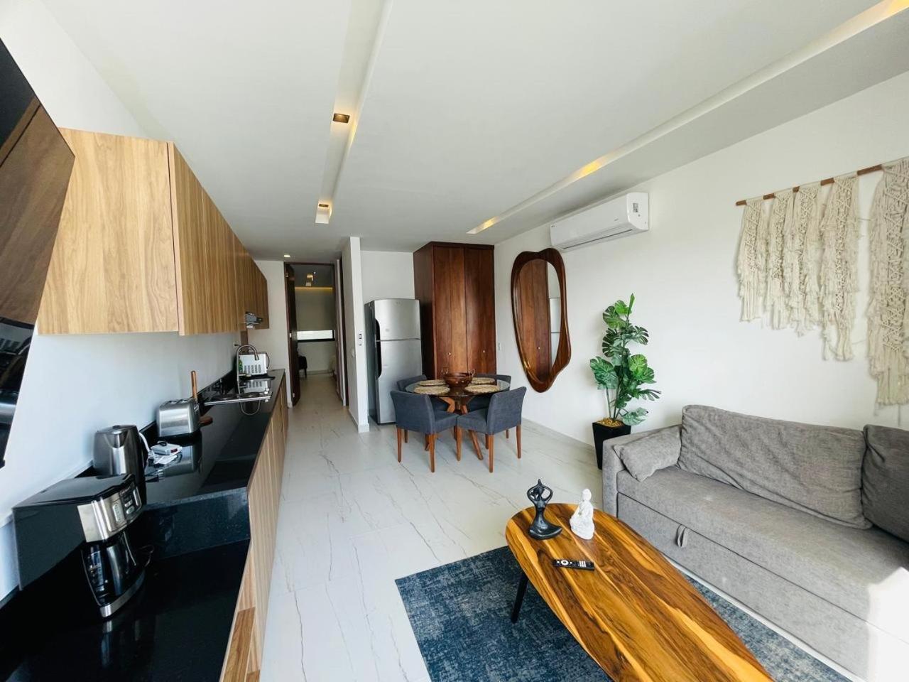 Big, Modern And Beautiful Beach Apartament 1Br Ocean View Плая-дель-Кармен Экстерьер фото