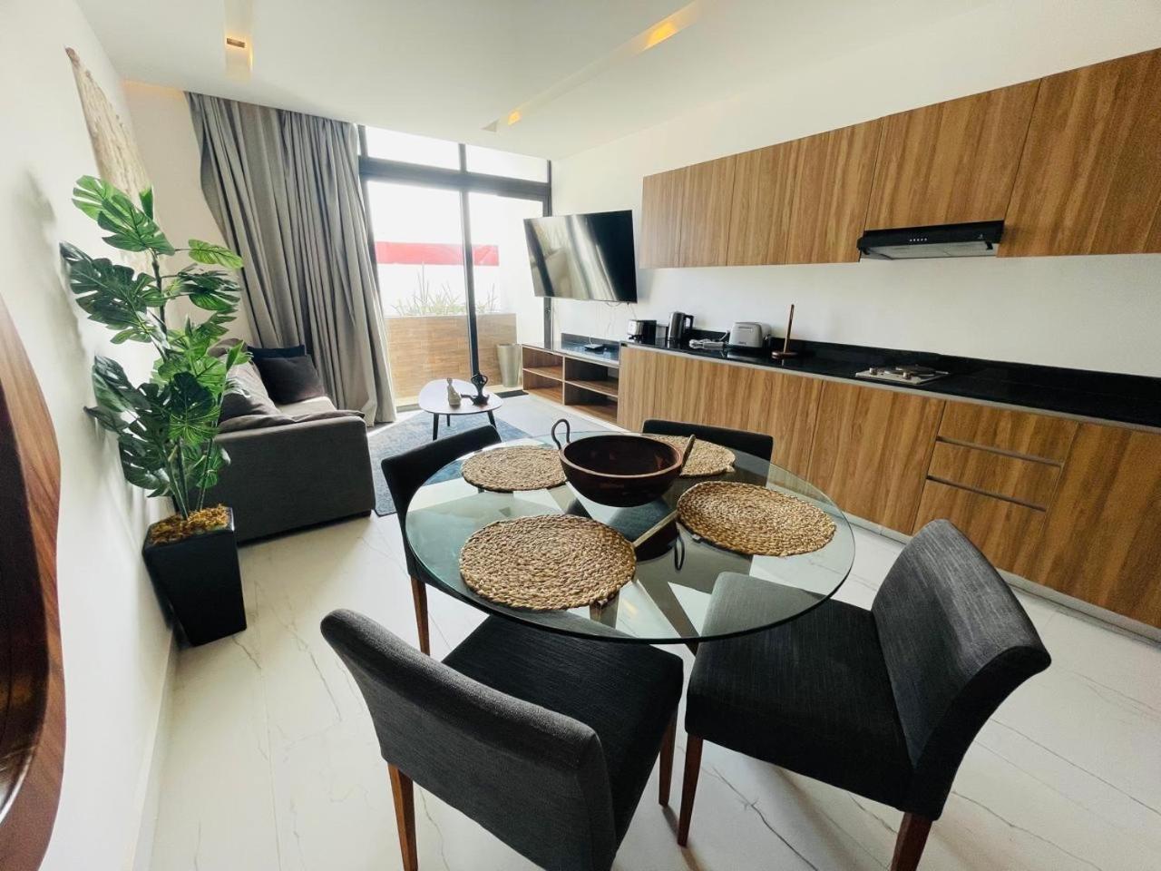Big, Modern And Beautiful Beach Apartament 1Br Ocean View Плая-дель-Кармен Экстерьер фото