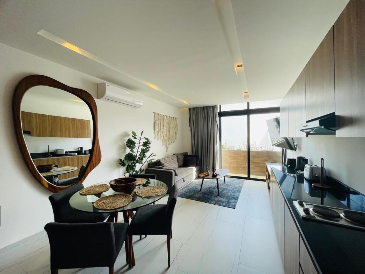 Big, Modern And Beautiful Beach Apartament 1Br Ocean View Плая-дель-Кармен Экстерьер фото