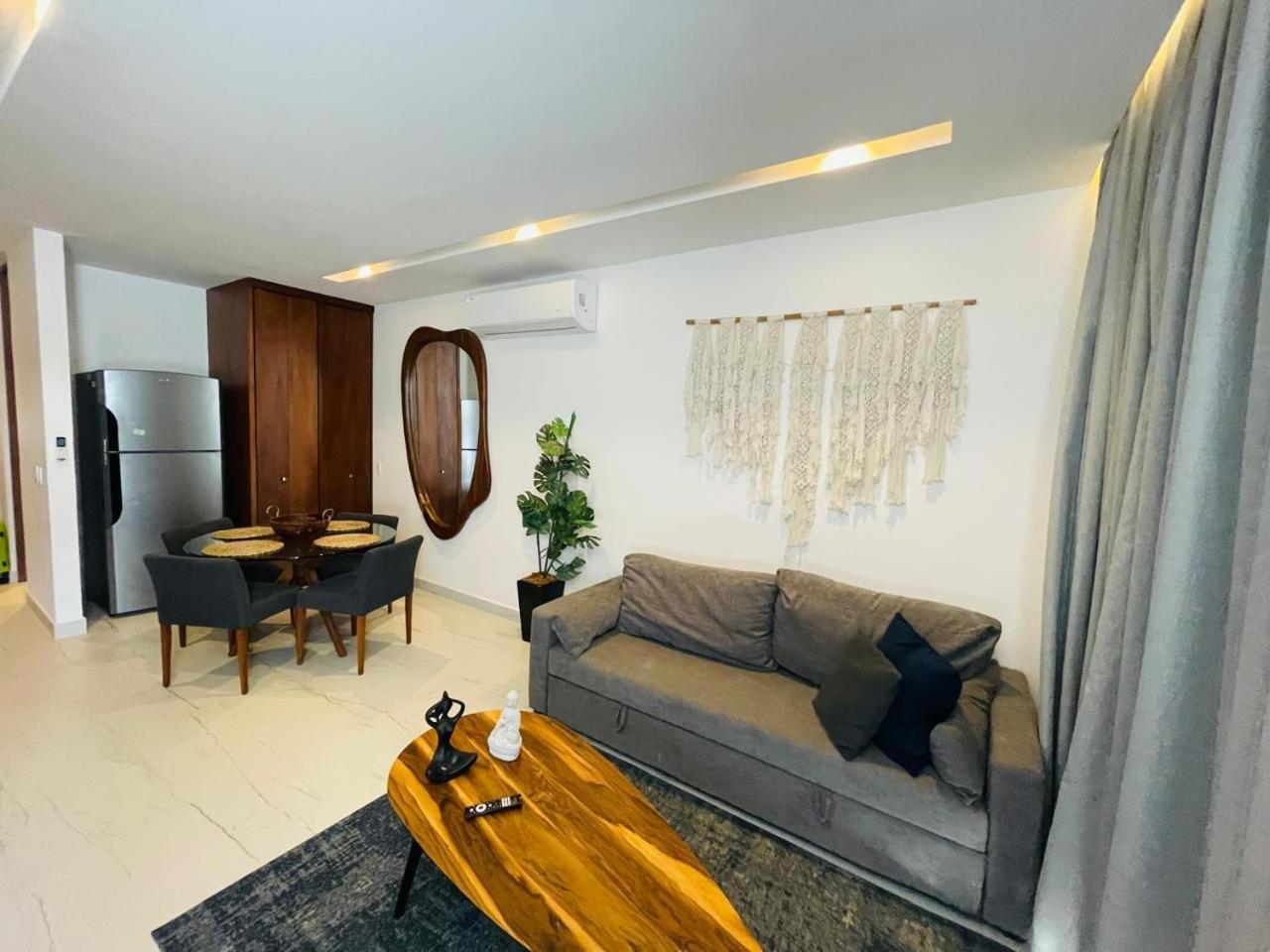 Big, Modern And Beautiful Beach Apartament 1Br Ocean View Плая-дель-Кармен Экстерьер фото